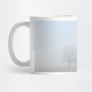 Morning Mist And A Lone Tree Mug